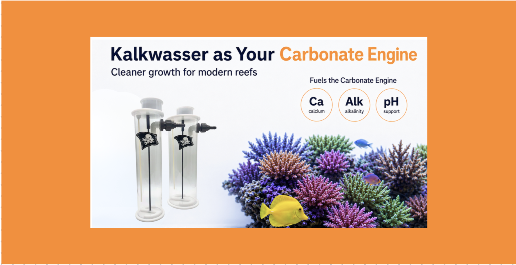 Kalkwasser as Your Carbonate Engine. A Cleaner Approach to Modern Reefing.